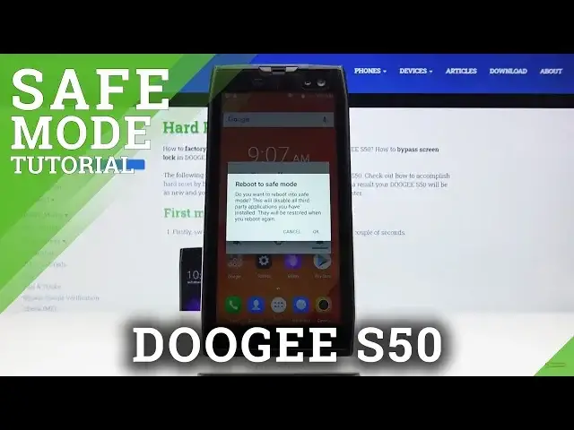 Video thumbnail for How to Enter Safe Mode in DOOGEE S50 – Inactivate Third-party Apps