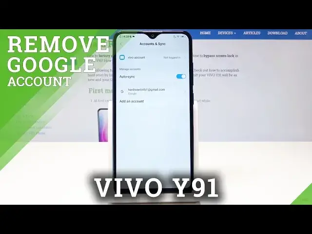 'Video thumbnail for How to Remove Google Account in VIVO Y91 - Delete Google User'