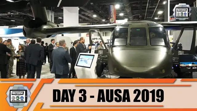 'Video thumbnail for AUSA 2019 News Show Daily Association of United States Army Defense Exhibition Washington DC Day 3'