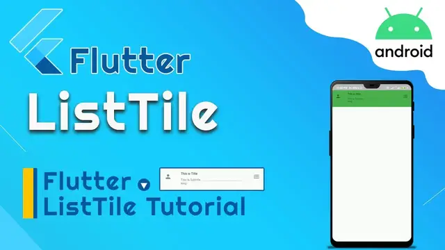 Video thumbnail for Flutter custom ListTile Widget- Widget Of the Day