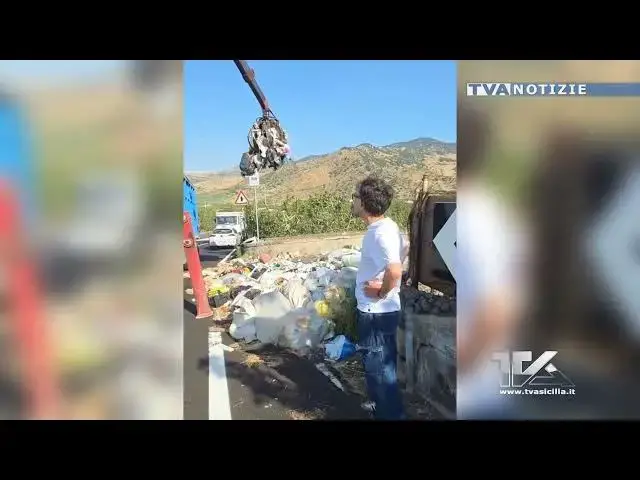 Video thumbnail for Bronte. Guerra all'abbandono dei rifiuti. Il sindaco Gullotta annuncia sanzioni più severe, telecame
