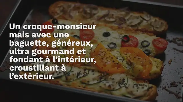 Video thumbnail for Croque baguette