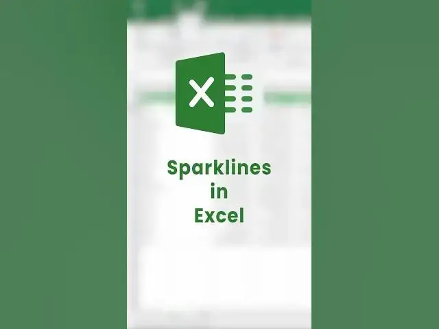 Video thumbnail for How to create Sparkline in Excel? (In 10 Seconds) | Sparkline Shortcut #shorts #excel