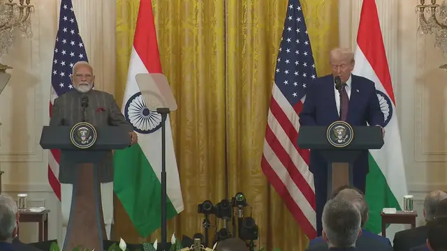 Video thumbnail for Trump & Modi’s Key Discussion: Highlights from the Press Conference!