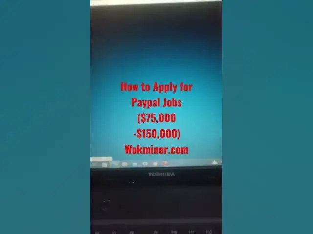 Video thumbnail for How to apply for paypal jobs - ($75,000 to $150,000) #paypal #jobs #jobsearch #paypaljobs #job