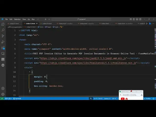 Video thumbnail for Build a Canva Clone PDF Invoice Ultimate Editor in Browser Using HTML & JavaScript