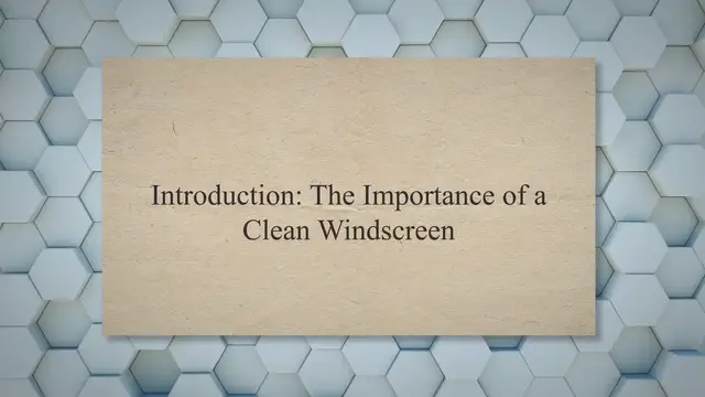 'Video thumbnail for Crystal Clear: Mastering the Art of Windscreen Cleaning for a Safer Drive'