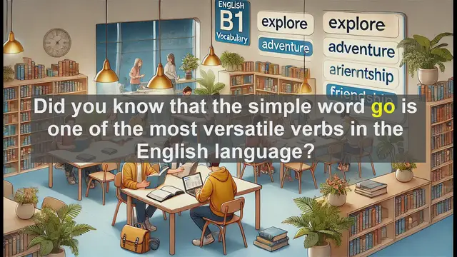 Video thumbnail for 2500 Must Know CEFR B1 Vocabulary - Mastering the Verb 'Go': Essential for B1 English Learners