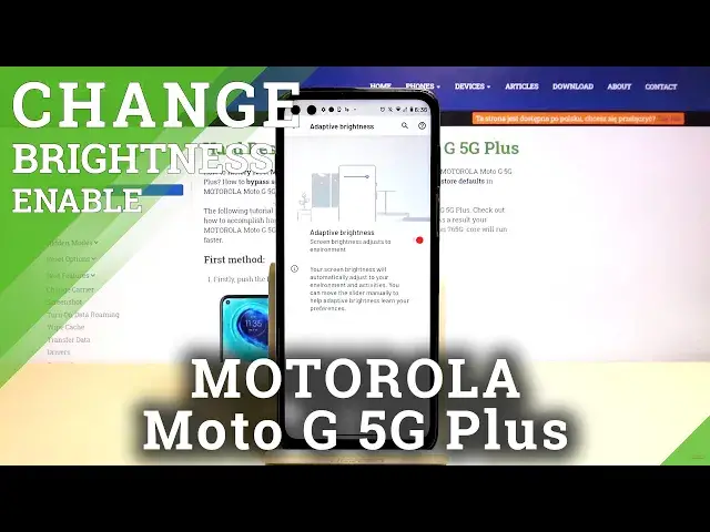 'Video thumbnail for How to Activate Auto Brightness on MOTOROLA Moto G 5G Plus– Turn On Auto Brightness'