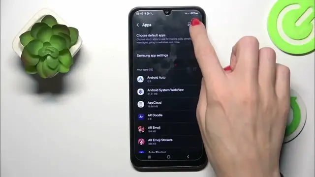 Video thumbnail for How to Reset App Preferences on SAMSUNG Galaxy A15