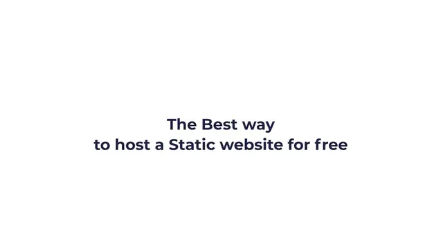 Video thumbnail for How to Host a Website for Free What are the best Free Web Hosting options