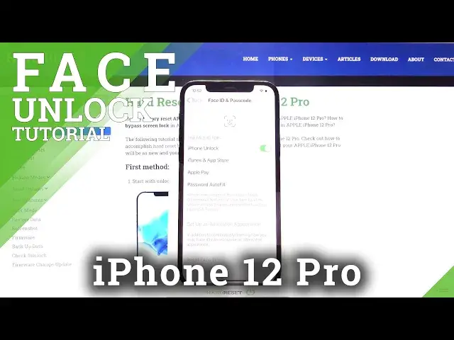 Video thumbnail for iPhone 12 Pro - Activate FaceID for Apple Pay