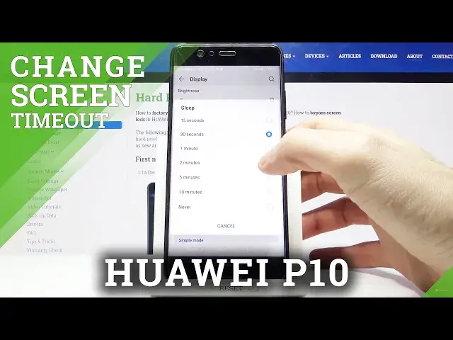 'Video thumbnail for How to Change Screen Timeout in HUAWEI P10 – Display Settings'