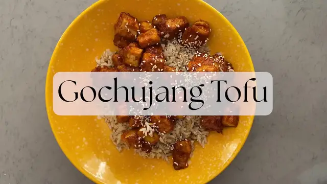 Video thumbnail for Gochujang Tofu
