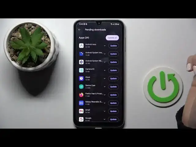 'Video thumbnail for How to Update Apps on SAMSUNG Galaxy F34'