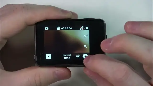 Video thumbnail for How To Change Metering For Video Recording on WOLFANG GA400?