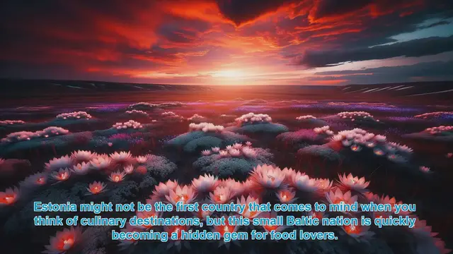 Video thumbnail for Discovering Estonia's Culinary Gems: Top 10 Destinations for Food Lovers