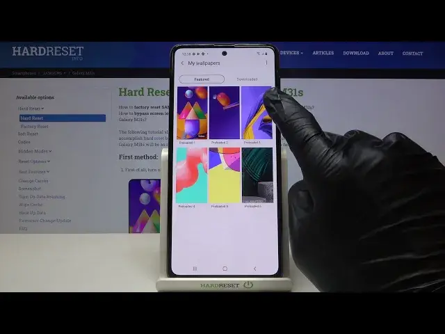 'Video thumbnail for SAMSUNG Galaxy M31s Change Wallpaper Tutorial  Set Up Home Screen & Lock Screen Wallpaper'