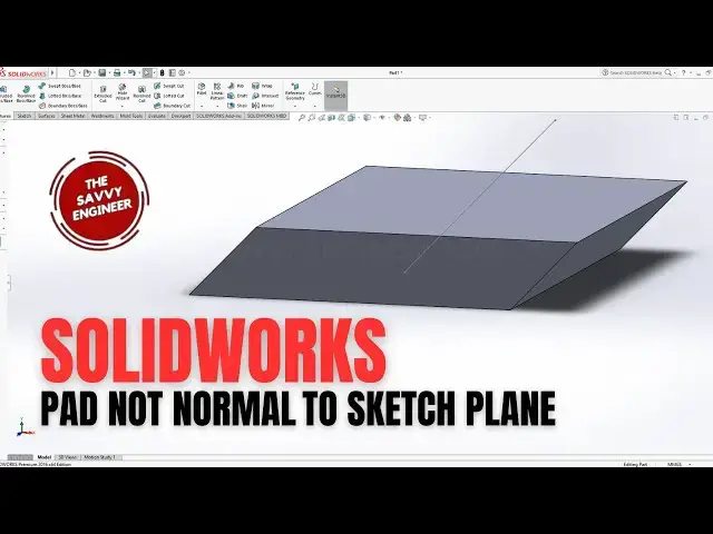 'Video thumbnail for SolidWorks | How to Create an Extrusion not Normal to sketch Plane (2025)'