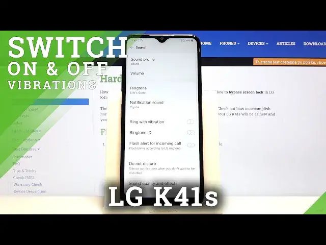 'Video thumbnail for Vibration Settings – LG K41s and Vibration Mode'