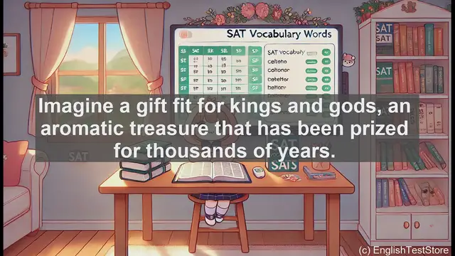 Video thumbnail for 5000 Must Know SAT Vocabulary - Frankincense: A Fragrant Journey Through History and Language