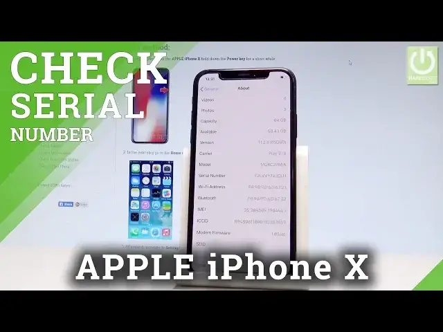 'Video thumbnail for How to Find Serial Number in iPhone X - Check Serial Number'