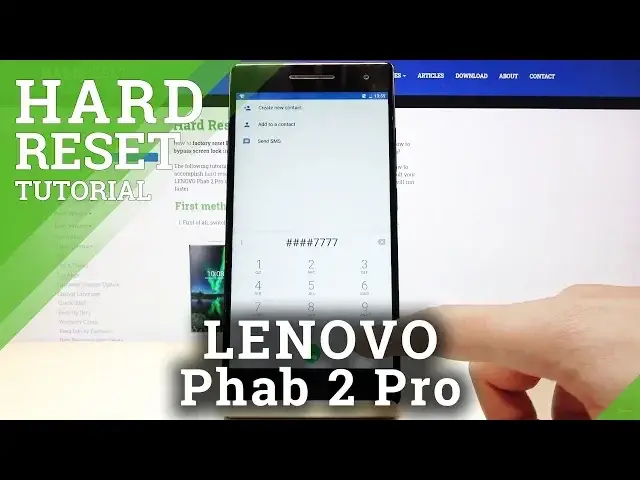 Video thumbnail for How to Wipe All Data via Secret Code in Lenovo Phab 2 Pro - Hard Reset