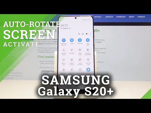 'Video thumbnail for How to Activate Auto Rotate in Samsung Galaxy S20+ | Automatic Rotate'