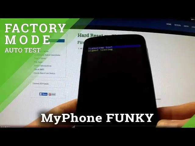 'Video thumbnail for Factory Mode myPhone Funky - auto test operation'