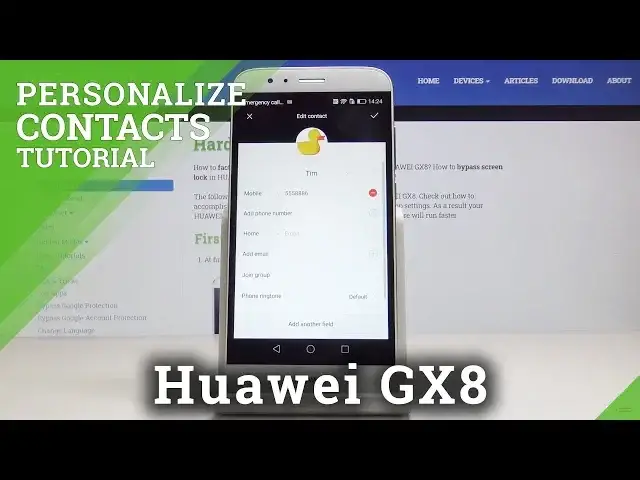'Video thumbnail for How to Add Photo to Contact in Huawei GX8 – Personalize Contacts'