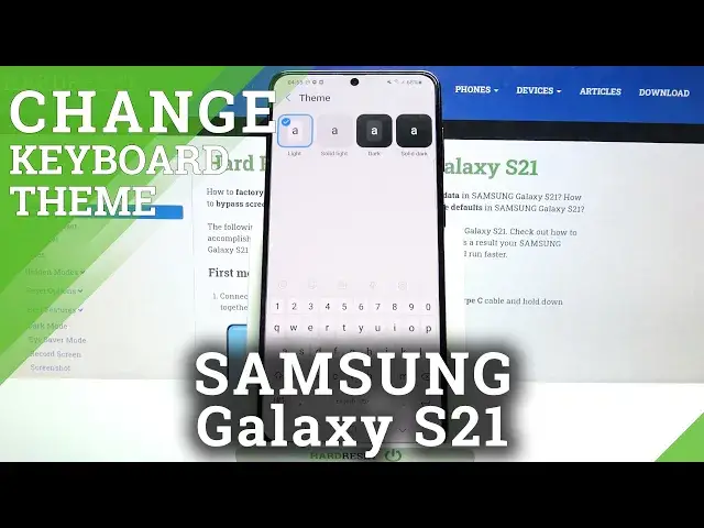 Video thumbnail for How to Change Keyboard Theme in SAMSUNG Galaxy S21 – Find Keyboard Layout Options