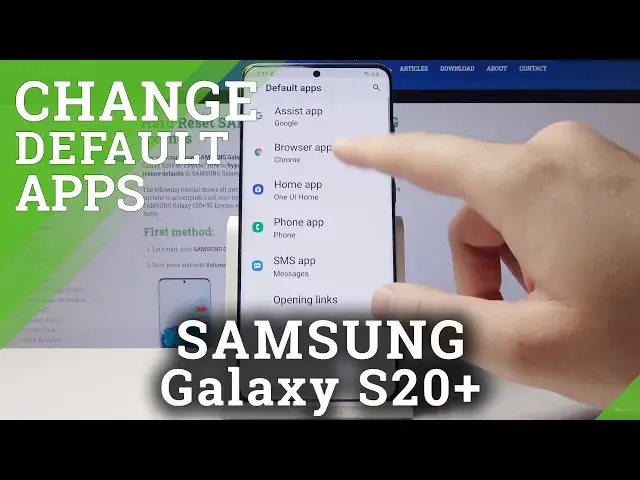 'Video thumbnail for How to Set Up Default Apps in Samsung Galaxy S20+ | Pick Your Default Apps'