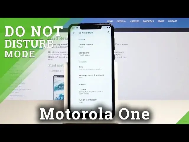 Video thumbnail for How to Activate Do Not Disturb Mode in Motorola One – DND Mode