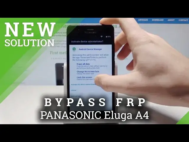 Video thumbnail for How to Bypass Google Verification on PANASONIC Eluga A4 - Unlock FRP / Skip Google Account