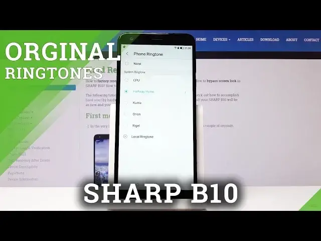 Video thumbnail for How to Change Ringtone in SHARP B10 - Ringtone List