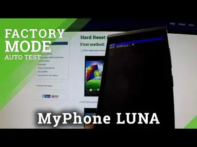 'Video thumbnail for Auto Test myPhone Luna - factory mode'