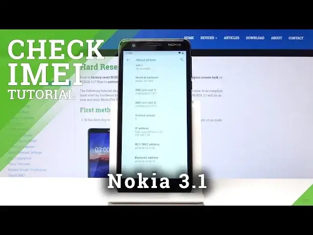 'Video thumbnail for Locate IMEI number in Nokia 3.1 - Serial Number Check'