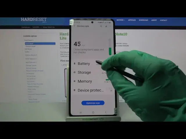 Video thumbnail for How to Enable Fast Charging in SAMSUNG Galaxy Note 10 Lite – Customize Battery Settings