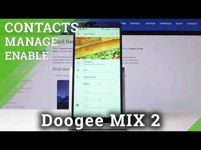 'Video thumbnail for How to Add Profile Picture in Doogee MIX - Add Photo to Contact'
