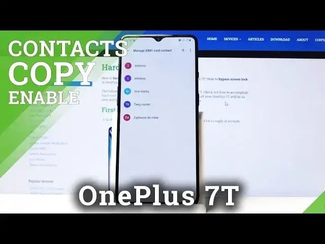 'Video thumbnail for How to Copy Contacts from OnePlus 7T - Transfer Contacts'