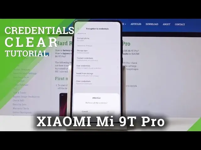 'Video thumbnail for How to Clear Credentials in XIAOMI Mi 9T Pro - Delete All Licenses'
