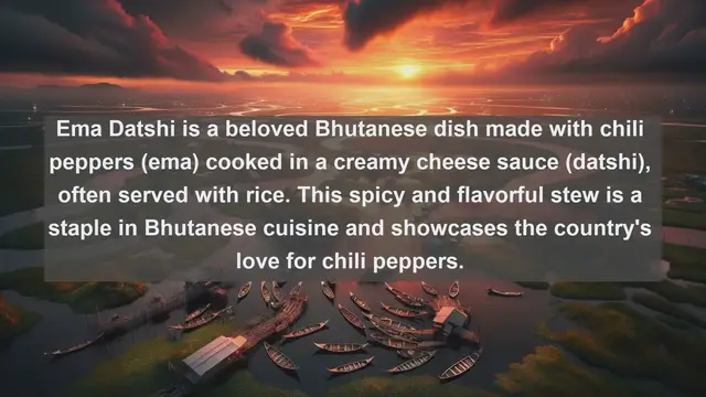Video thumbnail for Savory Delights of Bhutan: Discover the Top 10 Mouthwatering Bhutanese Dishes