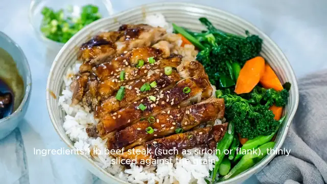 Video thumbnail for Beef Teriyaki Recipe