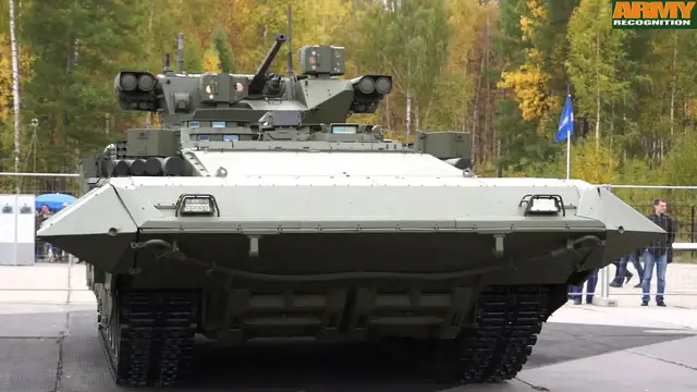 'Video thumbnail for T-15 BMP Armata armoured infantry fighting vehicle technical data sheet details Russia Russian army'