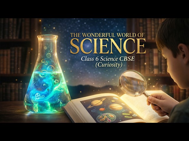 Video thumbnail for The wonderful world of science | CBSE | Class 6 science (curiosity)