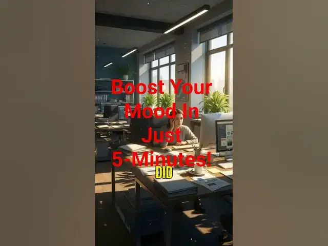 Video thumbnail for Boost Your Mood in Just 5 Minutes #motivation #levelupyourlife #facts