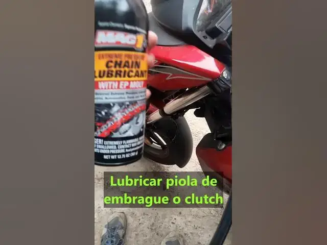Video thumbnail for Así lubricas la piola del embrague clutch fácil y rápido #motos