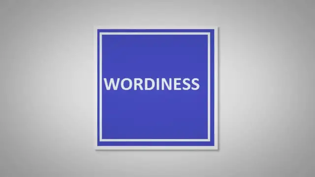 Video thumbnail for Wordiness