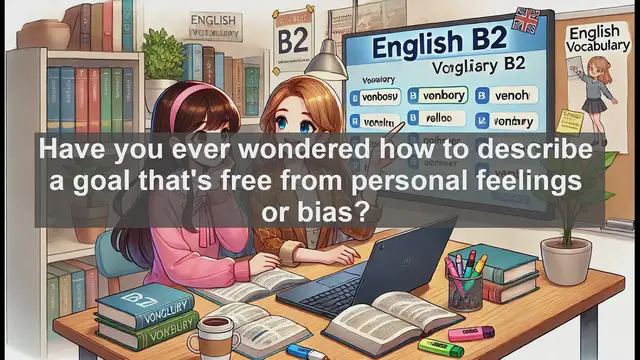 Video thumbnail for 1500 Must Know CEFR B2 Vocabulary - Understanding 'Objective': A Key Word for Clear Communication