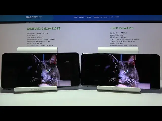 Video thumbnail for Samsung Galaxy S20 FE vs Oppo Reno 4 Pro - Display Comparison